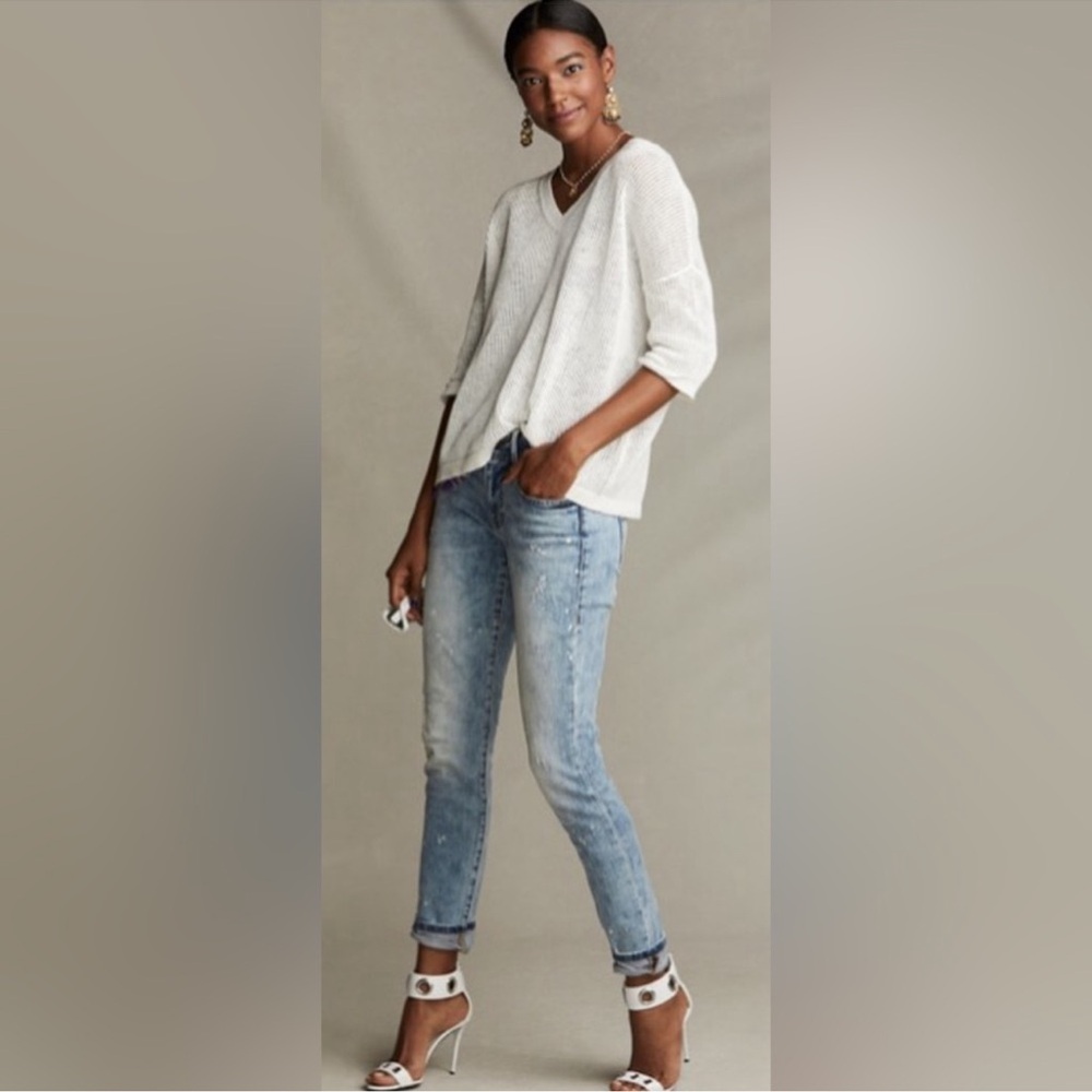 CAbi Breeze Pullover 5454, oversized soft Mesh Knit sweater